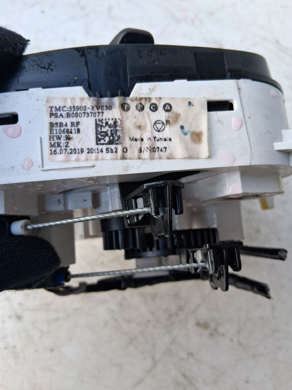 2019 TOYOTA AYGO HEATER AC CLIMATE CONTROL PANEL 55900YV030