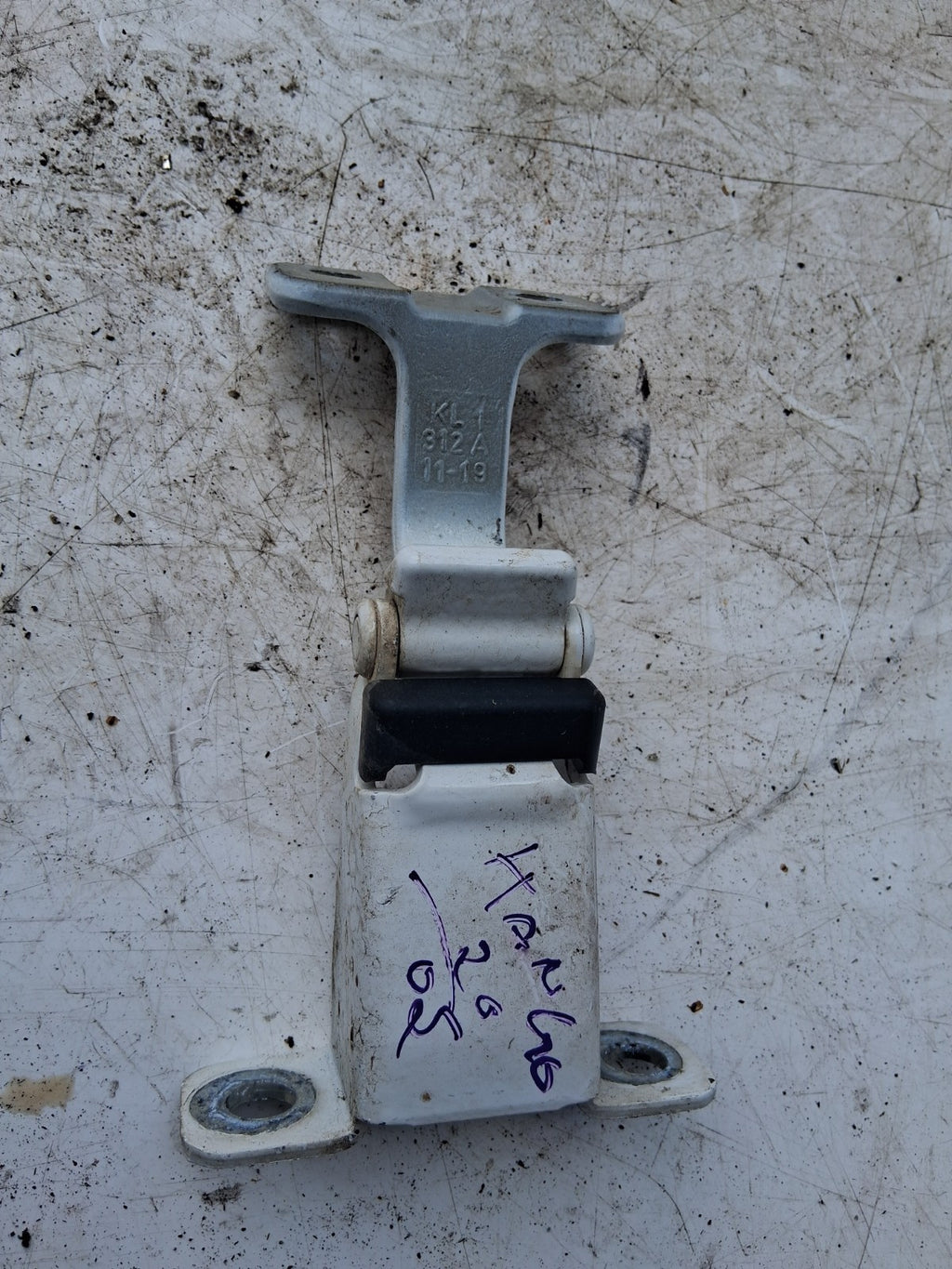 2020 RENAULT KANGOO MK2 OSR DRIVER SIDE REAR DOOR HINGE KL1312A1119