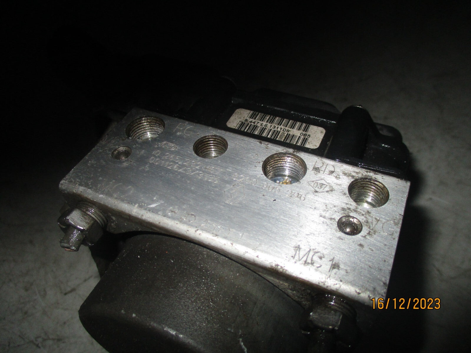 RENAULT KANGOO MK2 2010 1.5 DIESEL ABS PUMP MODULATOR 8200955226