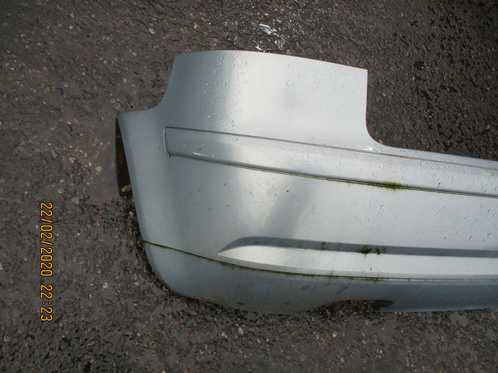 AUDI A3 MK2 8P 2004 PRE FACELIFT REAR COMPLETE BUMPER LIGHT BLUE