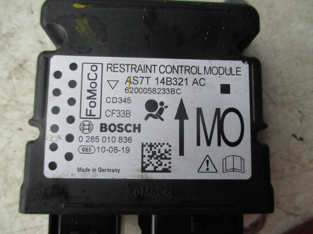 FORD MONDEO MK4 2010 AIRBAG AIR BAG CONTROL ECU CRASH MODULE AS7T-14B321-AC