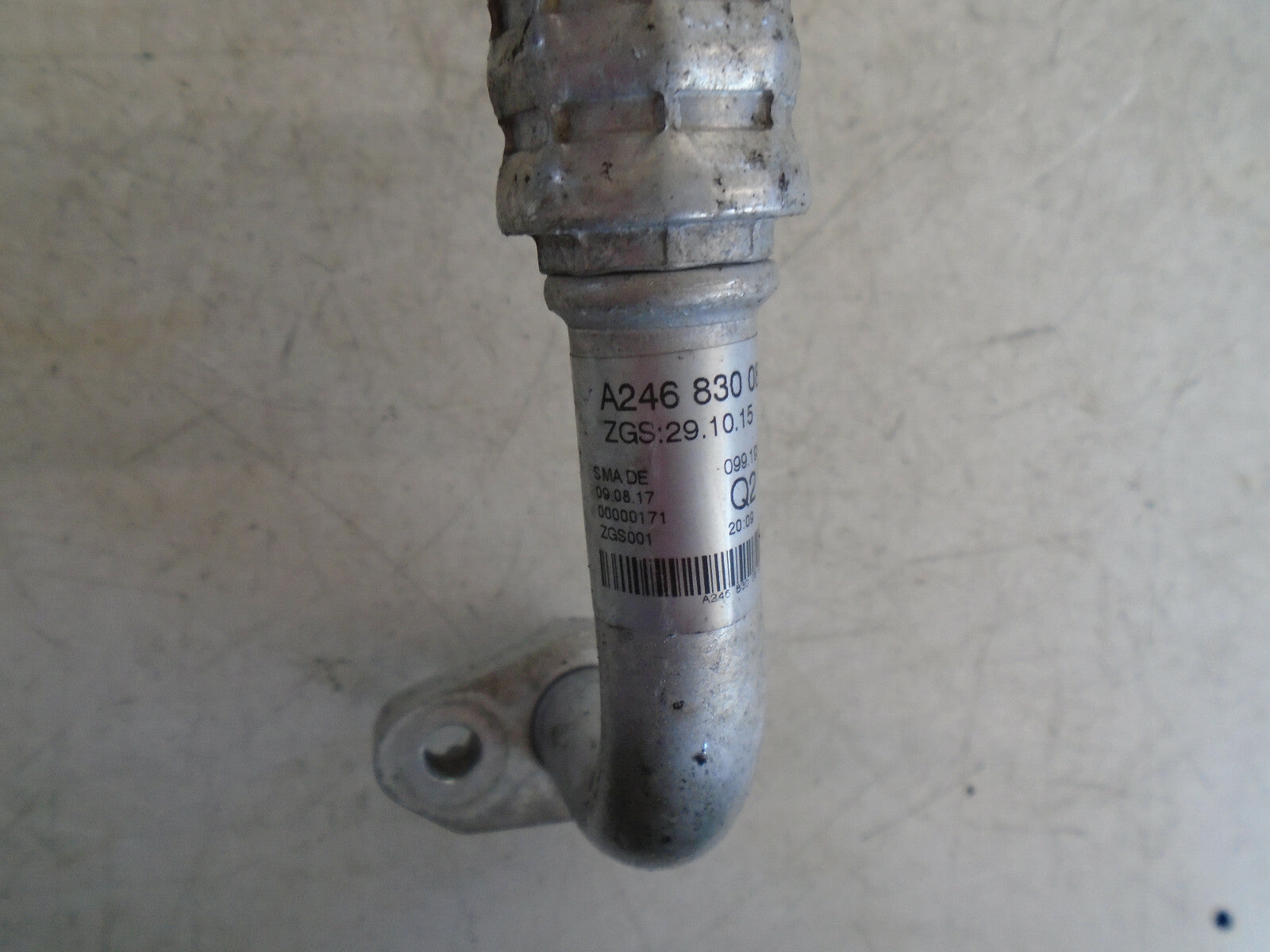 2018 MERCEDES A CLASS W176 AIR CON CONDITIONING PIPE HOSE A2468300802